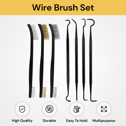 7Pcs Wire Brush Set BrushSet01