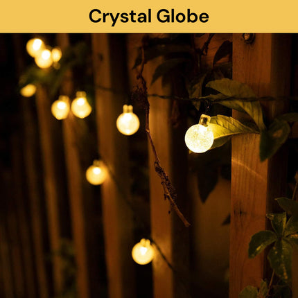 100LEDs Solar Powered Bubble String Lights