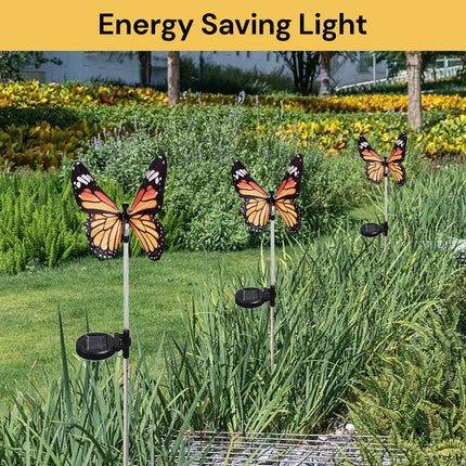 3PCs LED Garden Solar Butterfly Lights