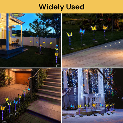 3PCs LED Garden Solar Butterfly Lights