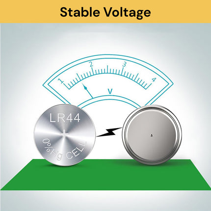 10PCs LR44 Alkaline Button Cell Battery