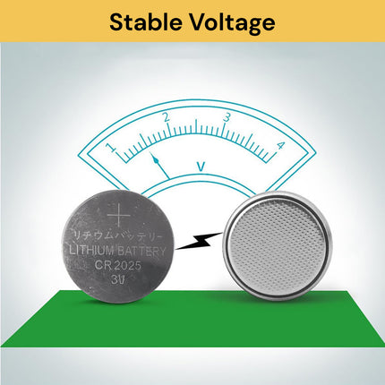 5PCs CR2025 Lithium Button Cell Battery