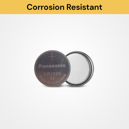 5PCs CR1220 Panasonic Coin Batteries