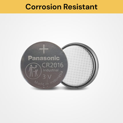 5PCs CR2016 Panasonic Coin Batteries