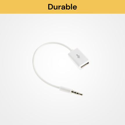 AUX Jack Male To USB 2.0 Female Cable