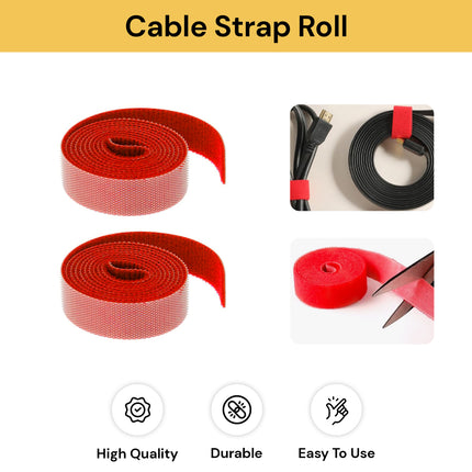 Reusable Cable Strap Roll