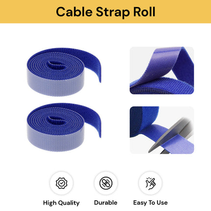 Reusable Cable Strap Roll