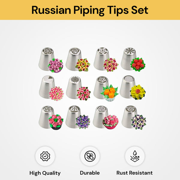 32Pcs Cake Piping Tips Set