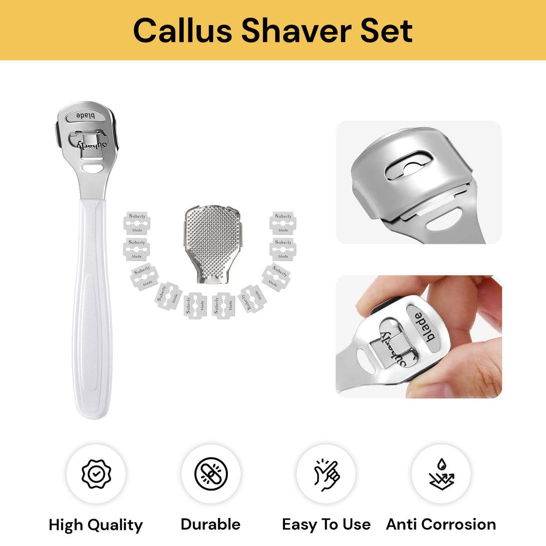 Calus Razor 12PCs Callus Shaver Set
