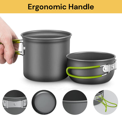 10PCs Camping Cooking Set