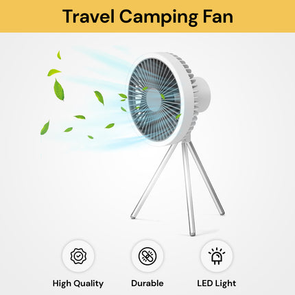 LED Portable Travel Camping Fan