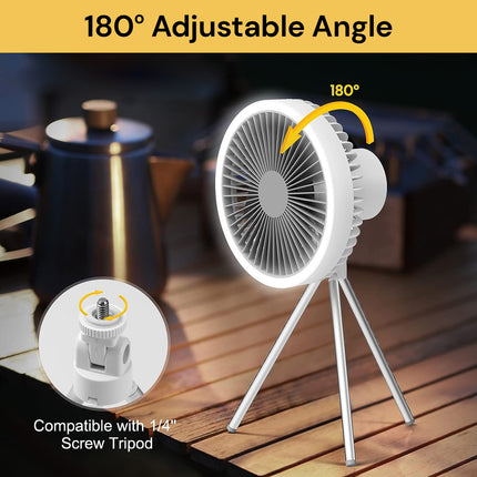 LED Portable Travel Camping Fan