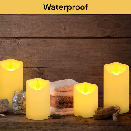 3PCs LED Flameless Candles