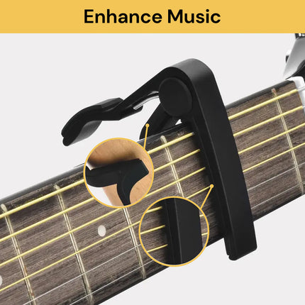 Quick Release Guitar Capo - Easy Change, Versatile Use