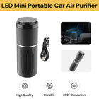 LED Mini Portable Car Air Purifier