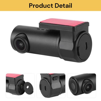 HD 1080P WiFi Car DVR Camcorder