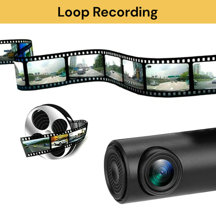 HD 1080P WiFi Car DVR Camcorder