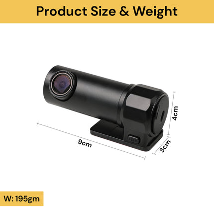 HD 1080P WiFi Car DVR Camcorder