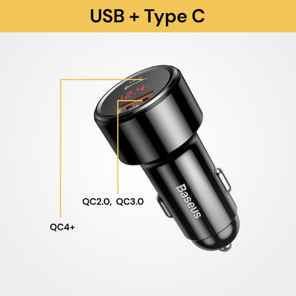 USB Type C Car Charger