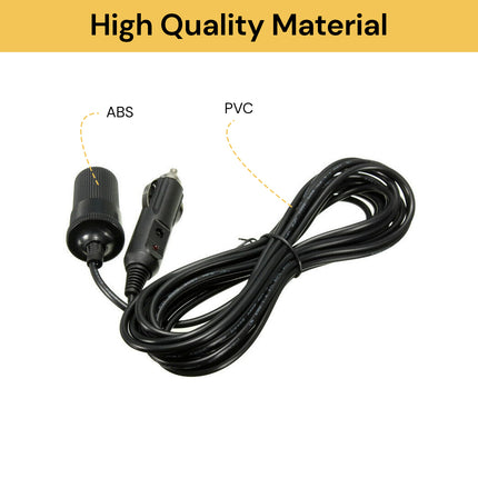 12V Car Charger Extension Cable