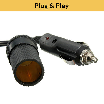 12V Car Charger Extension Cable