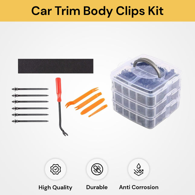 731 Pcs Car Trim Body Clips Kit