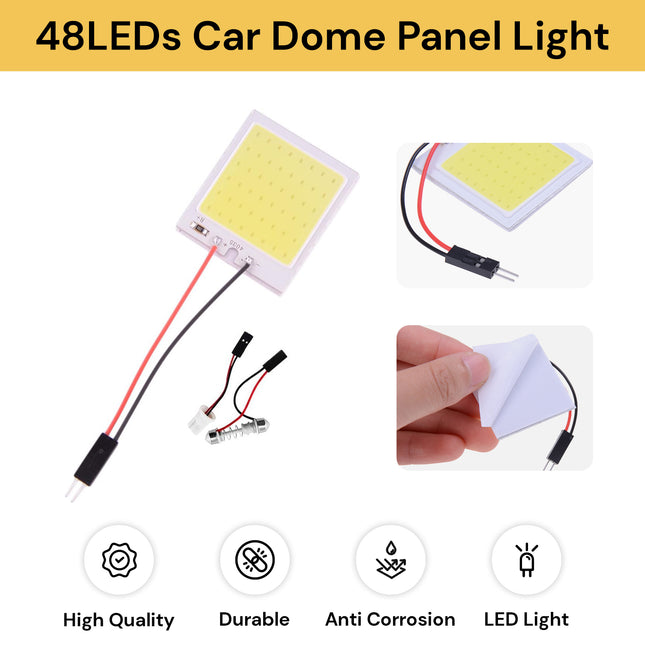 48LEDs Car Dome Panel Light