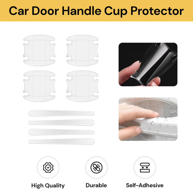 8PCs Car Door Handle Cup Protector