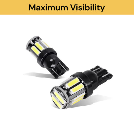 12PCs 7020 10SMD Car LED Bulbs