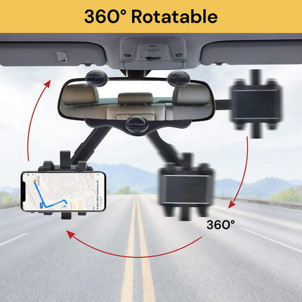 360° Rotatable and Retractable Car Phone Holder