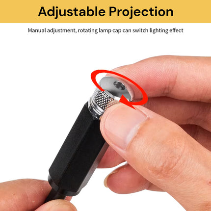 USB Car Roof Star Projector Light