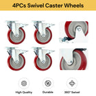 4PCs Swivel Caster Wheels