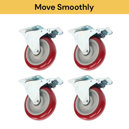 4PCs Swivel Caster Wheels