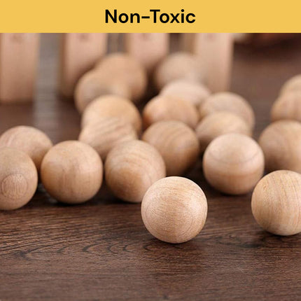 100PCs Cedar Balls For Clothes Storage