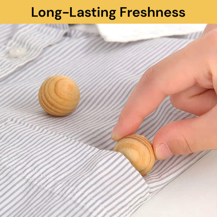100PCs Cedar Balls For Clothes Storage