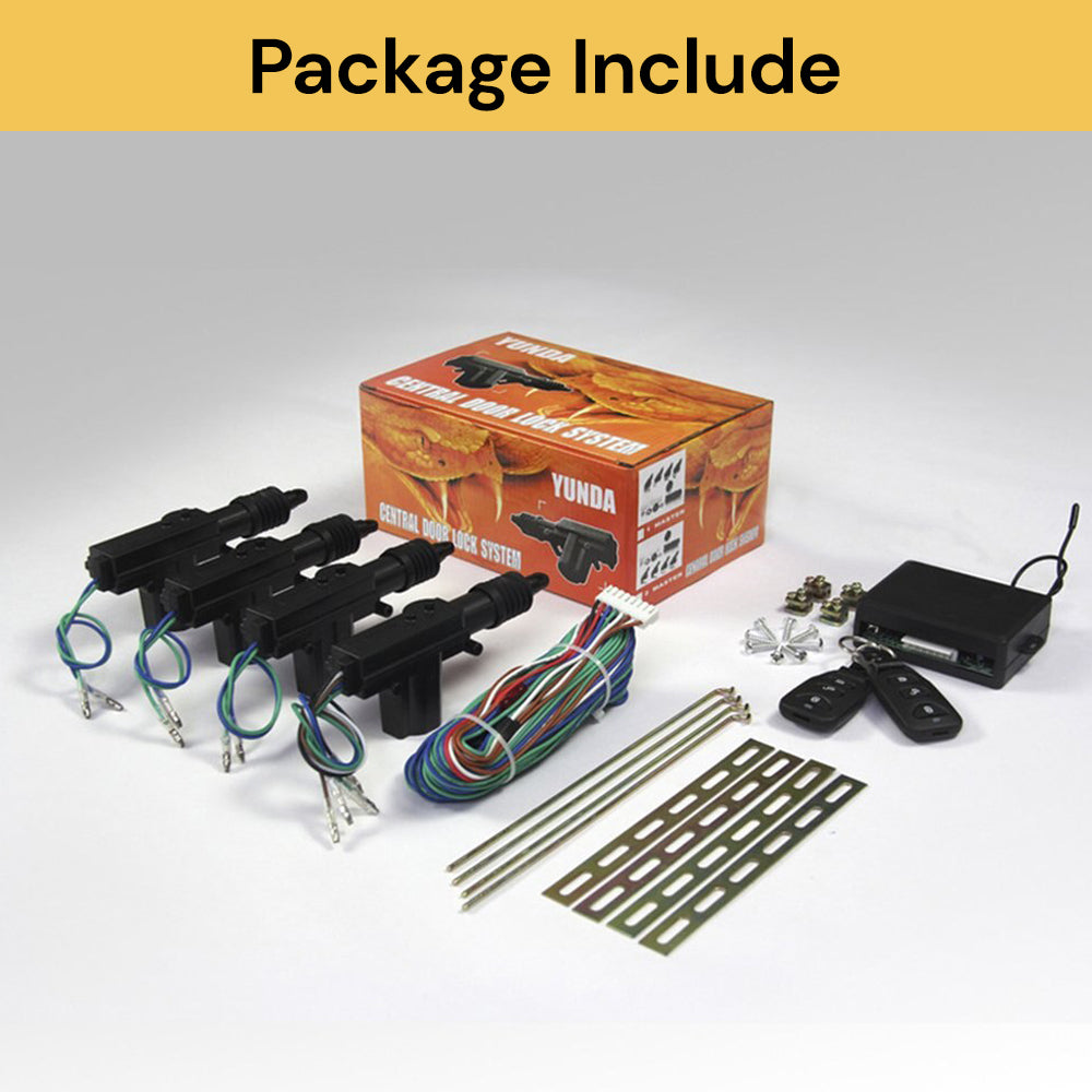 Centre Lock System Universal Keyless Entry - Central Car Lock System