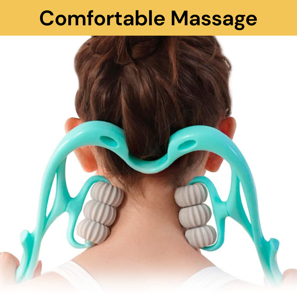 6 Roller Pressure Neck Massager CervicalMassager07