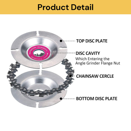 22 Tooth Wood Carving Chain Disc