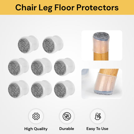 8PCs Chair Leg Floor Protectors