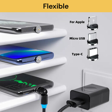 3 In 1 Magnetic Charging Cable