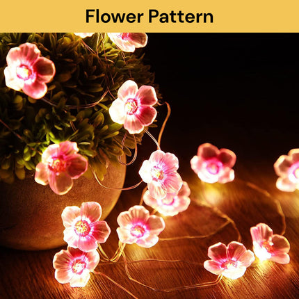 LED Cherry Blossom Flower String Light 