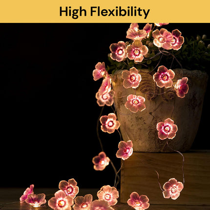 LED Cherry Blossom Flower String Light 