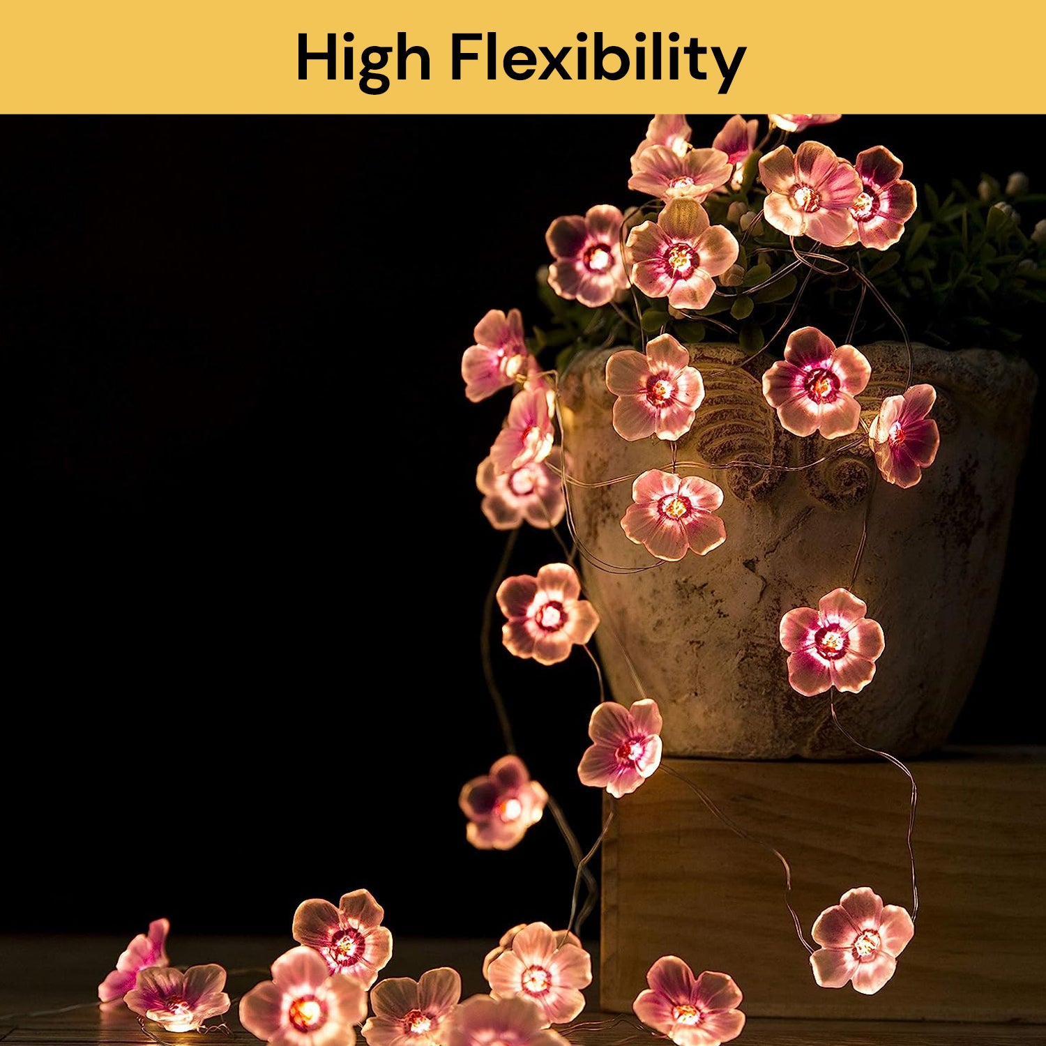 LED Cherry Blossom Flower String Light