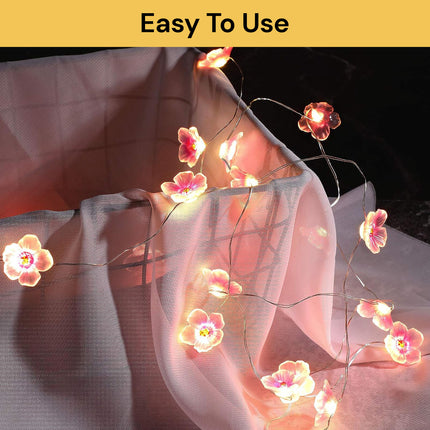 LED Cherry Blossom Flower String Light 