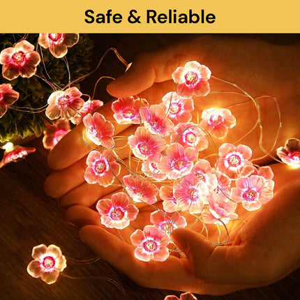 LED Cherry Blossom Flower String Light 