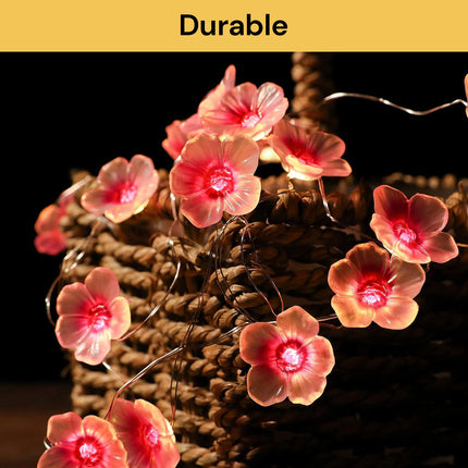 LED Cherry Blossom Flower String Light 