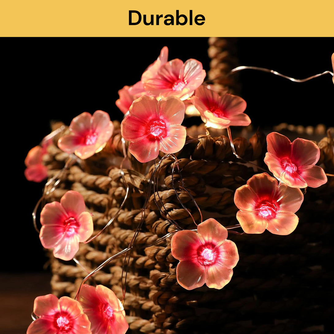 Led Cherry Blossom Flower String Light