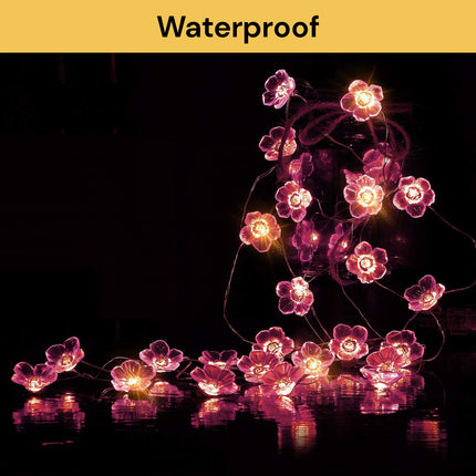 LED Cherry Blossom Flower String Light 