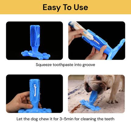 BUY Dog Toothbrush Chew Toy GET Pet Toothbrush FREE