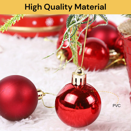 24PCs Christmas Tree Decor Hanging Balls